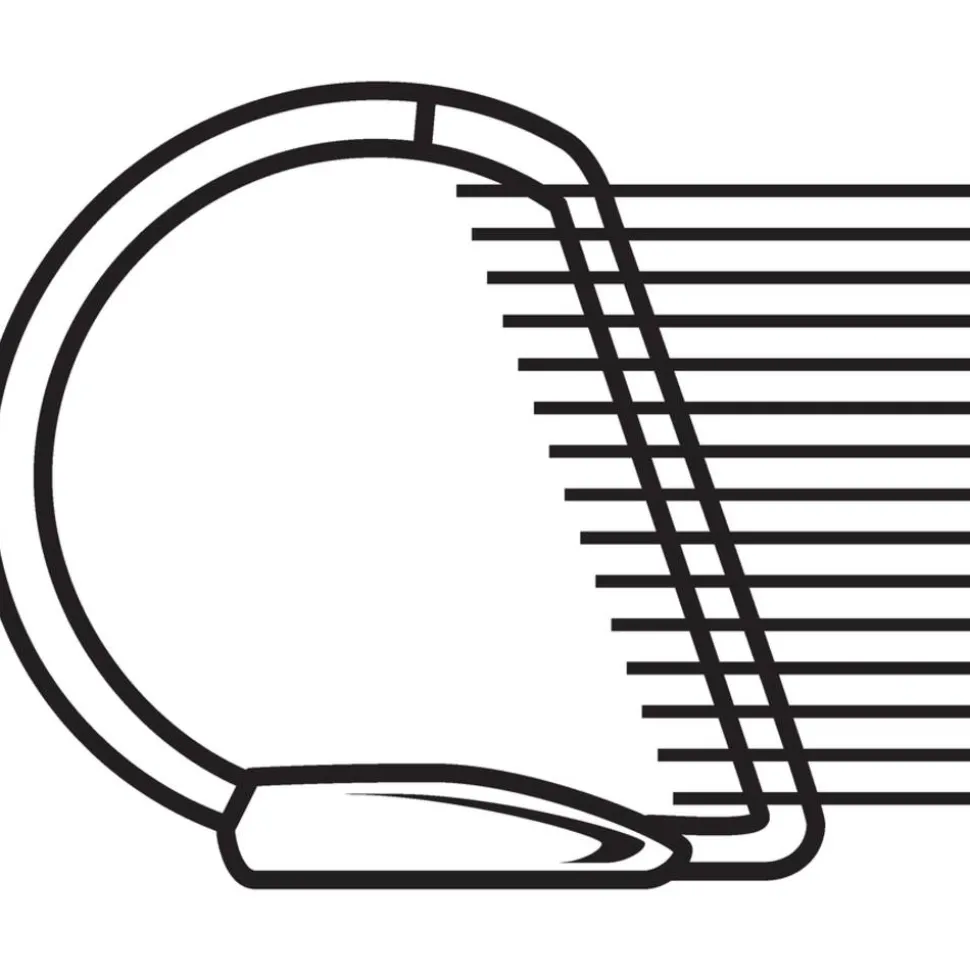 Business Source Basic D-Ring White View Binders, 1 1/2" Ring, 8 1/2" x 11", White