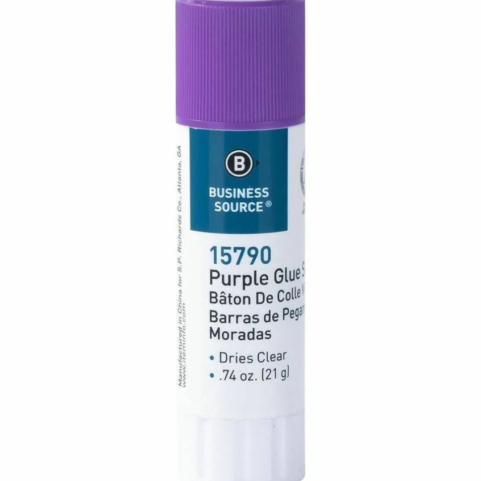 Business Source Bulk Purple Glue Sticks