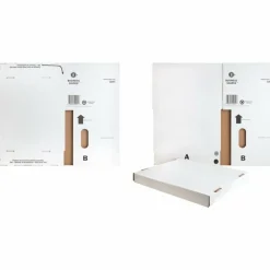 Business Source Economy Storage Box with Lid - External Dimensions: 12