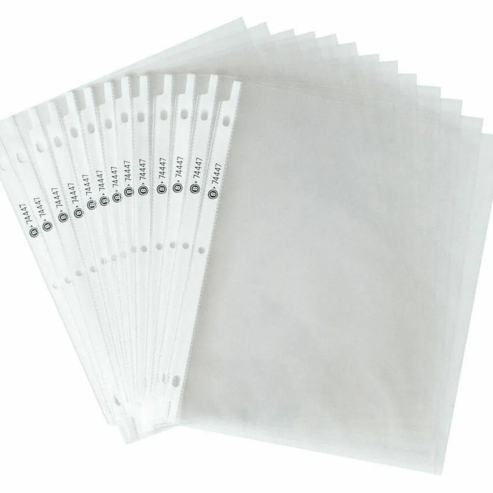 Business Source Economy Weight Sheet Protectors - 11"x9"x 2 mil Thickness - 74447 - 100/Pack