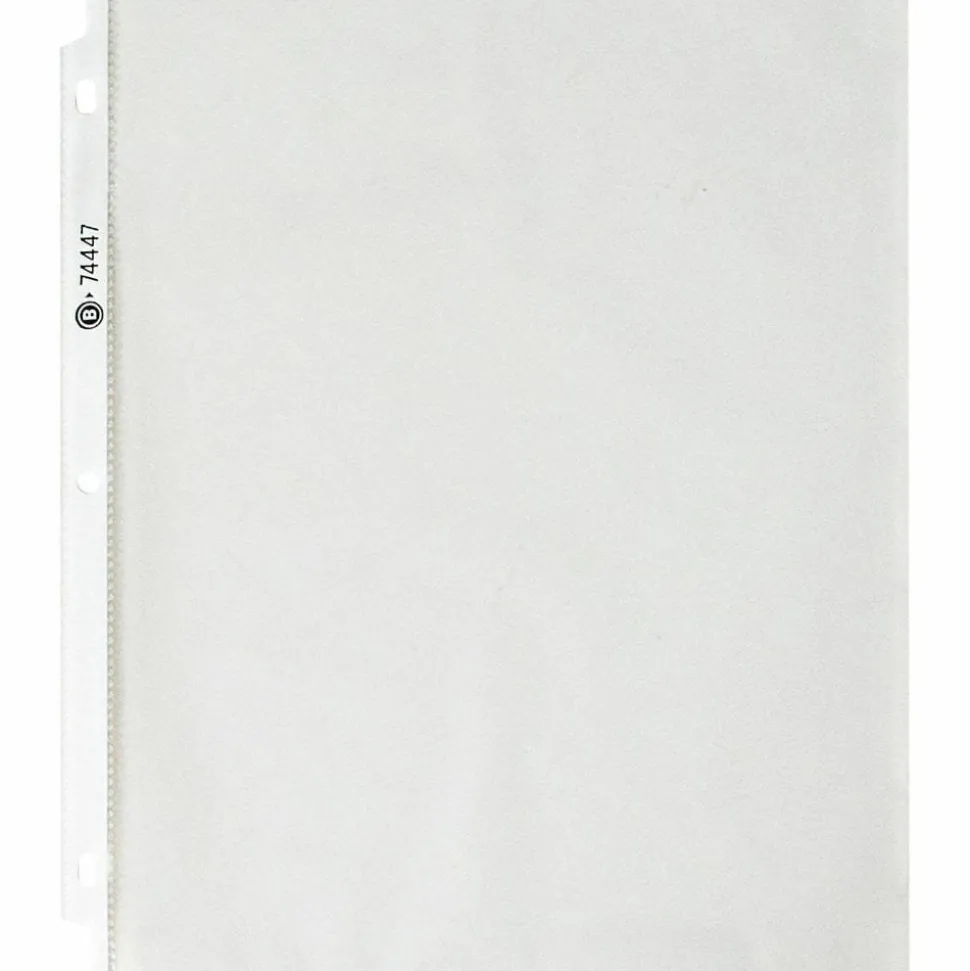 Business Source Economy Weight Sheet Protectors - 11"x9"x 2 mil Thickness - 74447 - 100/Pack