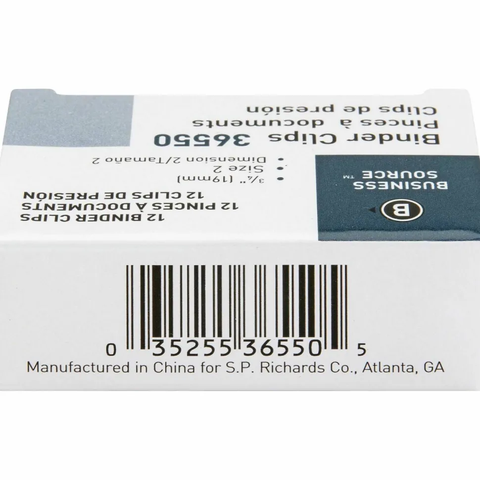 Business Source Fold-back Binder Clips