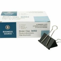 Business Source Fold-back Binder Clips