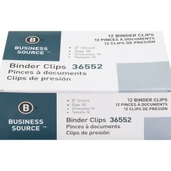 Business Source Fold-back Binder Clips