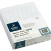 Business Source Glued Top Ruled Memo Pads - Letter - 50 Sheets - Glue - Wide Ruled Front Ruling - 16 lb Basis Weight - 50552