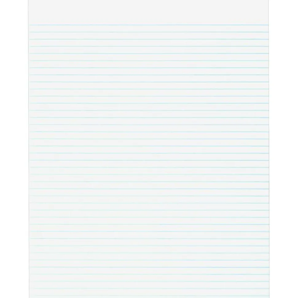 Business Source Glued Top Ruled Memo Pads - Letter - 50 Sheets - Glue - Narrow Ruled Front Ruling - 16 lb Basis Weight - 50553