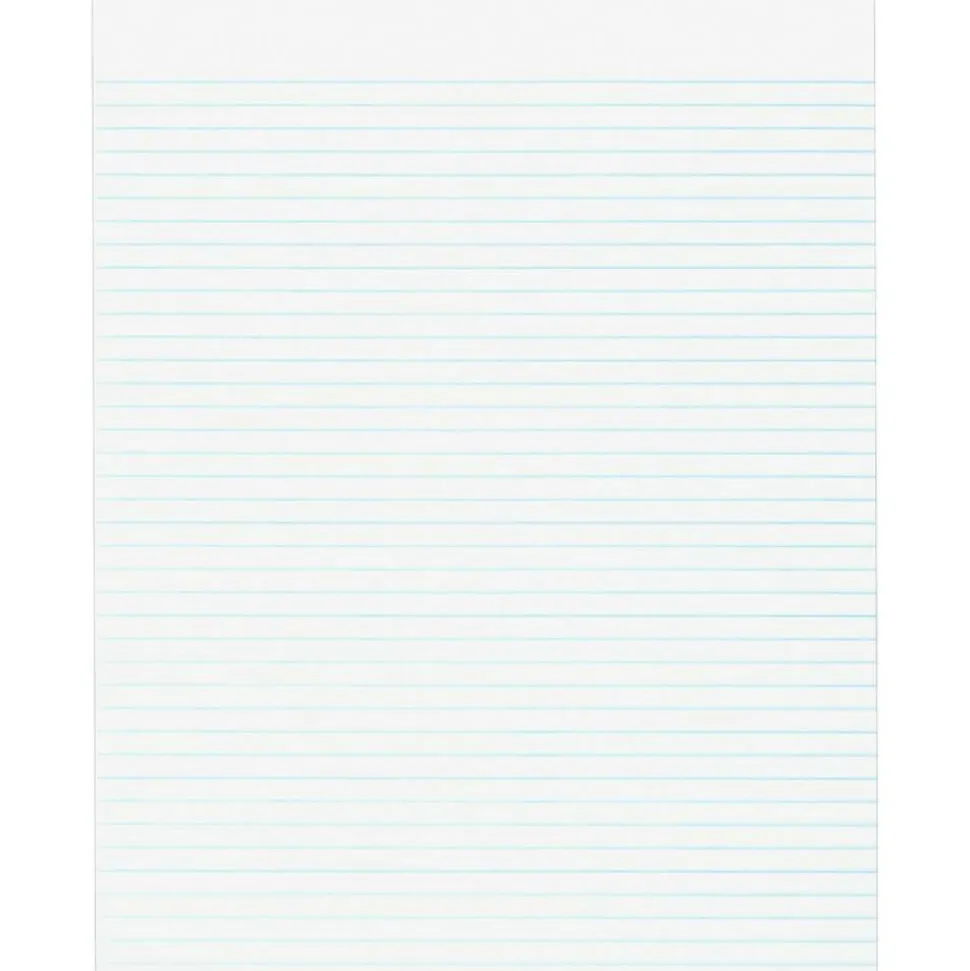 Business Source Glued Top Ruled Memo Pads - Letter - 50 Sheets - Glue - Narrow Ruled Front Ruling - 16 lb Basis Weight - 50553