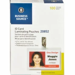 Business Source Government ID Laminating Pouches - 2.94