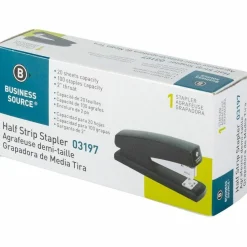 Business Source Half-strip Stapler