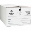 Business Source Heavy Duty Legal Size Storage Box - External Dimensions: 15"x 24" Depth x 10" - Media Size Supported: Legal - 26757