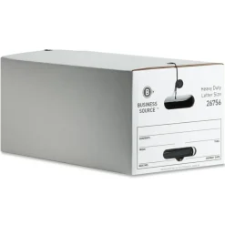 Business Source Heavy Duty Letter Size Storage Box