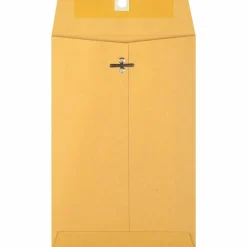 Business Source Heavy-duty Metal Clasp Envelopes - Clasp - #55 - 6" Width x 9" Length - 28 lb - Clasp - Kraft - Kraft - 100 / Box
