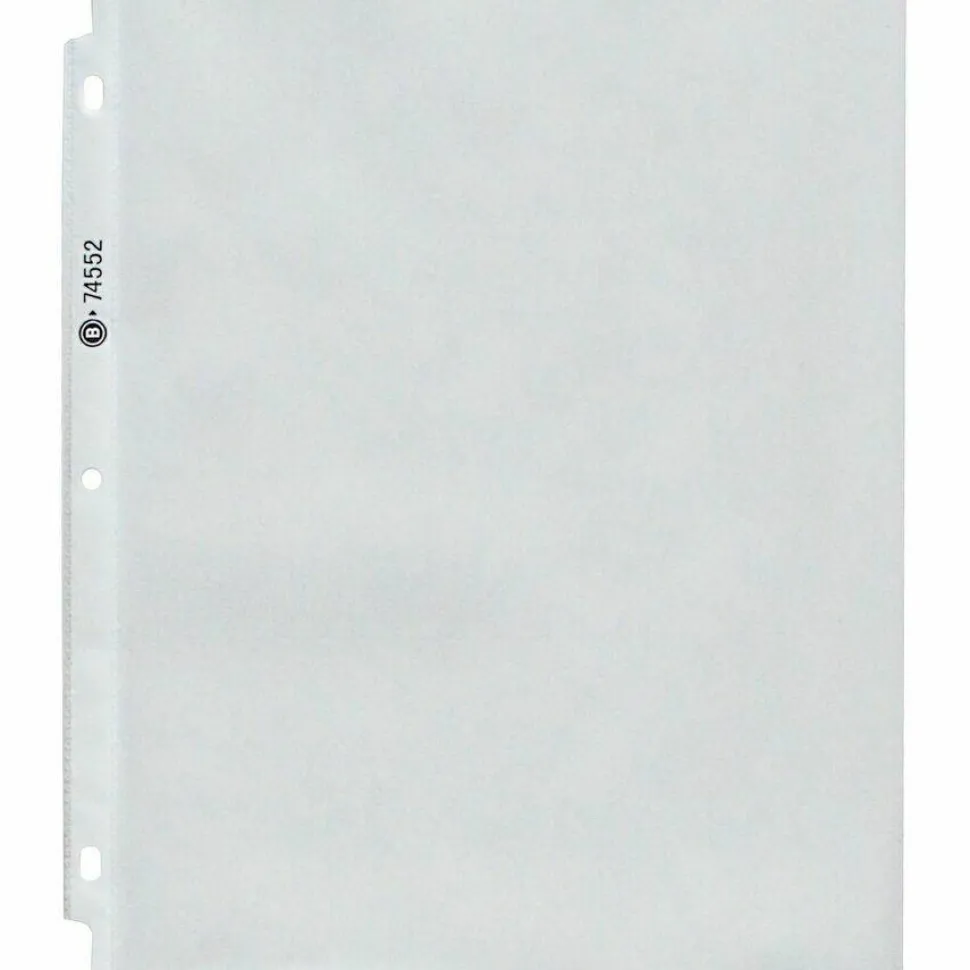 Business Source Heavyweight Sheet Protectors - 3.3 mil Thickness - For Letter 8 1/2" x 11" Sheet - 3 x Holes - Clear - Polypropylene - 200 / Box