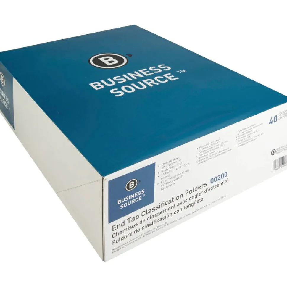 Business Source Letter Recycled Medical File Folder