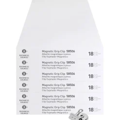 Business Source Magnetic Grip Clips Pack