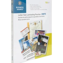 Business Source 3-mil Laminating Pouches, 9