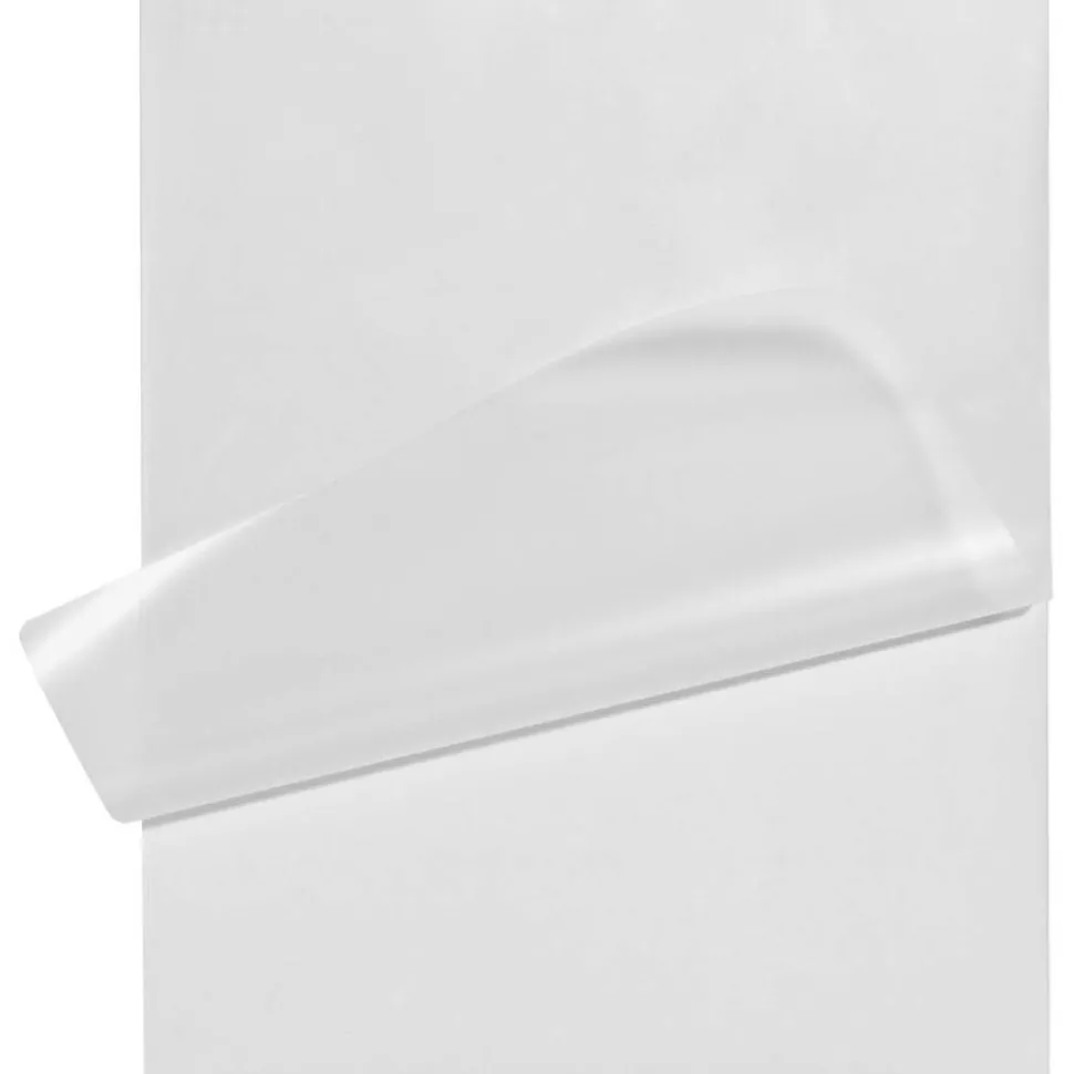 Business Source 3-mil Laminating Pouches, 9" x 11-1/2", Clear, Box of 100