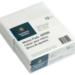 Business Source Plain Memo Pads