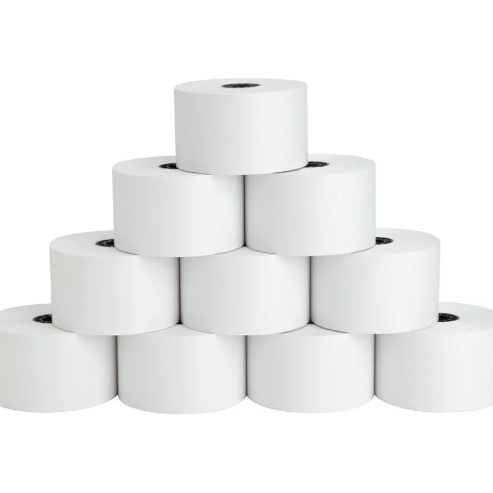 Business Source 1-Ply 155' Adding Machine Paper Rolls, 31826