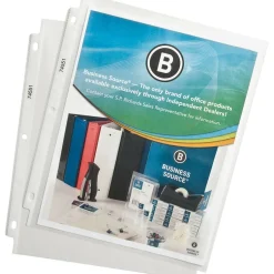 Business Source Poly Sheet Protectors