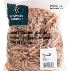 Business Source Quality Rubber Bands - Size: #64 - 3.3" Length x 0.3" Width - Sustainable - Rubber - Crepe - 320 / Pack