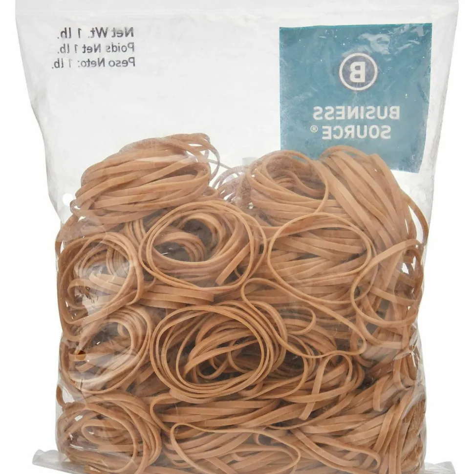 Business Source Quality Rubber Bands - Size: #32 - 3" Length x 0.1" Width - Sustainable - Rubber - Crepe - 700 / Pack