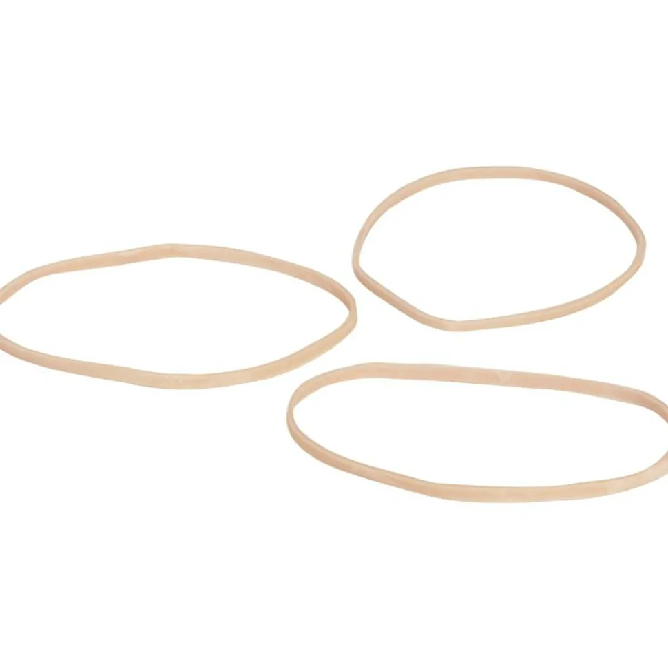 Business Source Quality Rubber Bands - Size: #16 - 2.5" Length x 0.1" Width - Sustainable - Rubber - Crepe - 1800 / Pack