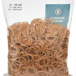 Business Source Quality Rubber Bands - Size: #12 - 1.8" Length x 0.1" Width - Sustainable - Rubber - Crepe - 2500 / Pack
