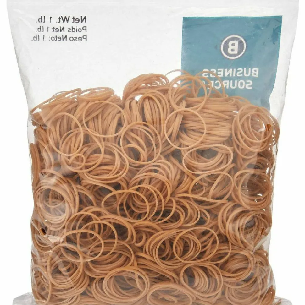 Business Source Quality Rubber Bands - Size: #12 - 1.8" Length x 0.1" Width - Sustainable - Rubber - Crepe - 2500 / Pack