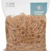 Business Source Quality Rubber Bands - Size: #10 - 1.3" Length x 0.1" Width - Sustainable - Rubber - Crepe - 3700 / Pack