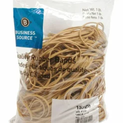 Business Source Quality Rubber Bands - Size: #117B - 7" Length x 0.1" Width - Sustainable - Rubber - Crepe - 200 / Pack