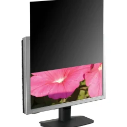 Business Source 16:9 Ratio Blackout Privacy Filter Black - For 21.5" Widescreen LCD Monitor - 16:9 - Black