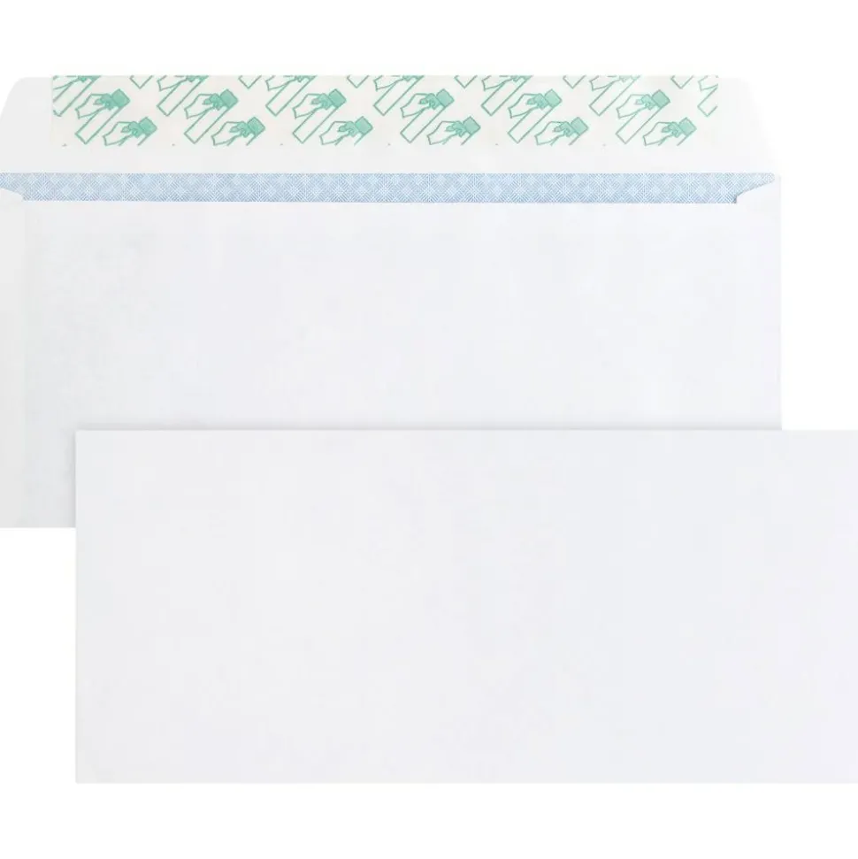 Business Source Regular Tint Peel/Seal Envelopes - Business - #10 - 9 1/2" Width x 4 1/8" Length - 24 lb - Peel & Seal - White - Wove - 500 / Box