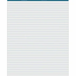 Business Source Standard Ruled Easel Pad - 50 Sheets - 15 lb Basis Weight - 27" x 34" Sheet Size - White Paper - Perforated - 4 / Carton