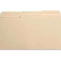 Business Source 1/3 Tab Cut Legal Recycled Top Tab File Folder
