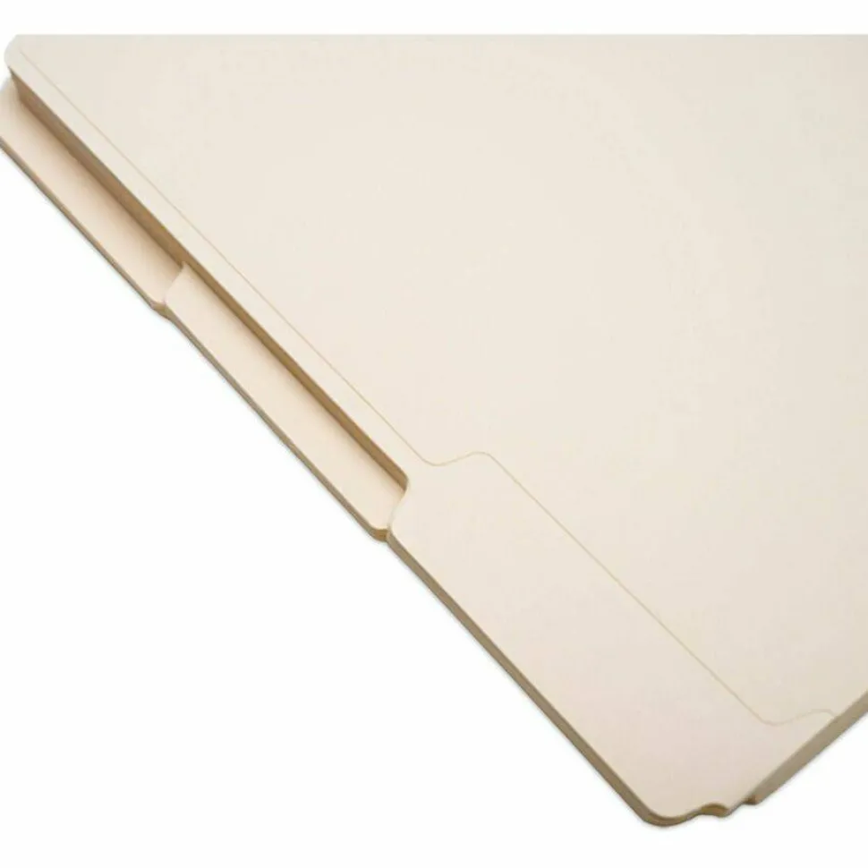 Business Source 1/3 Tab Cut Letter Recycled Top Tab File Folder