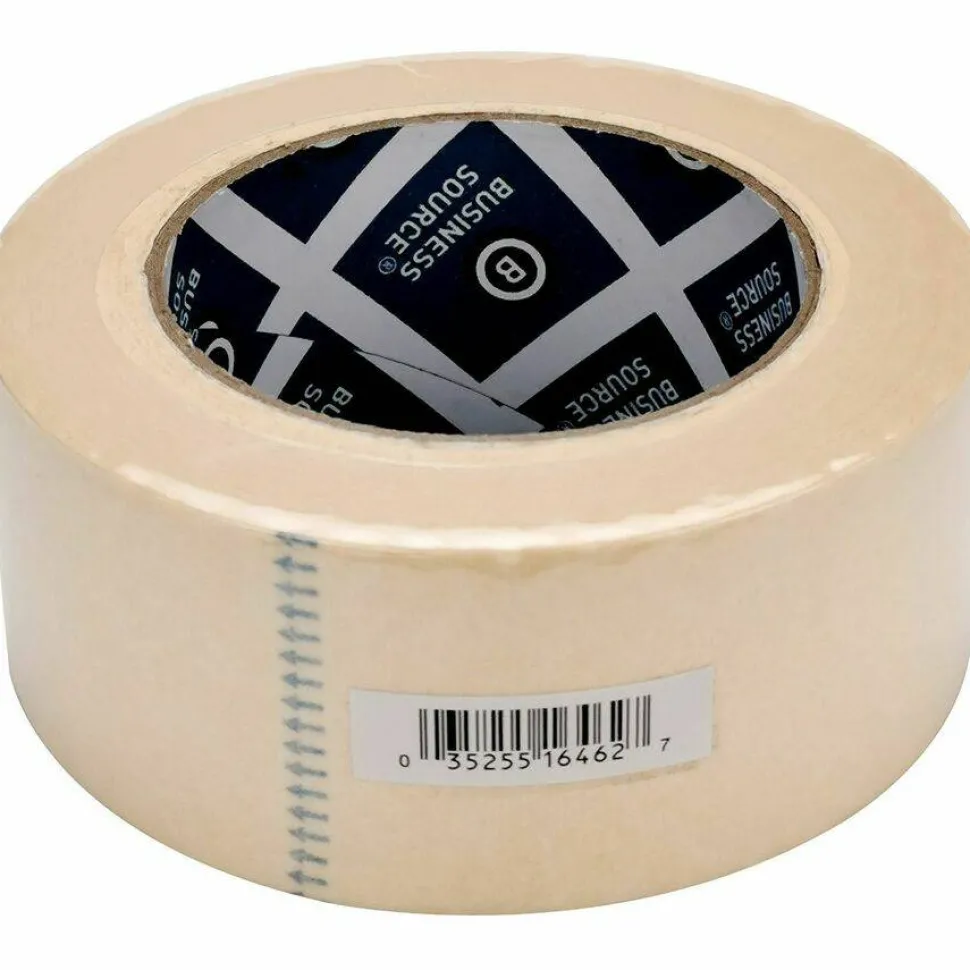 Business Source Utility-purpose Masking Tape - 60 yd x 2"- 3" Core - Tan - Crepe Paper Backing - - 16462PK