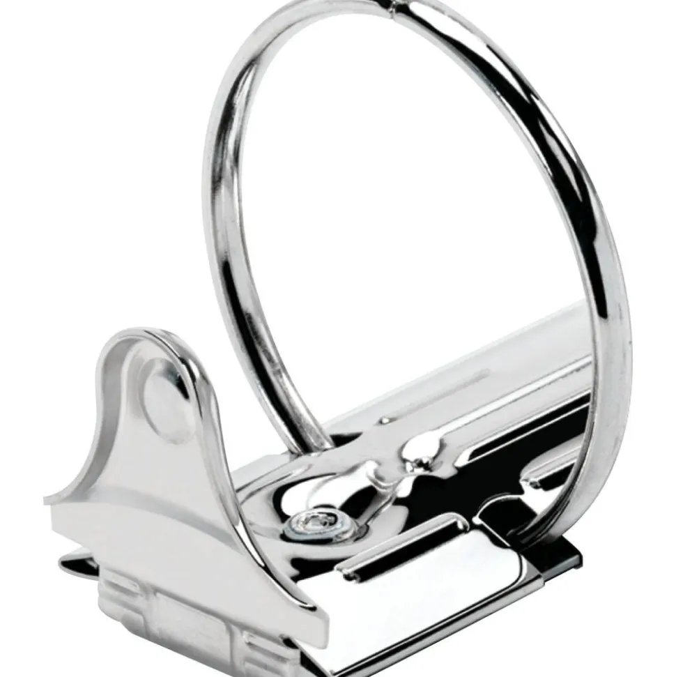 Business Source View 3-Ring Binder, 1/2" Round Rings, White