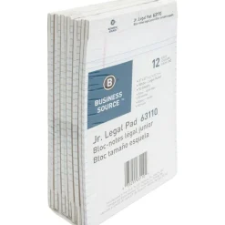 Business Source Writing Pads - 50 Sheets - 0.28" Ruled - 16 lb Basis Weight - Jr.Legal - 8"x5" Sheet Size - 63110