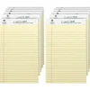 Business Source Writing Pads - 50 Sheets - 0.28" Ruled - 16 lb Basis Weight - Jr.Legal - 8"x5" Sheet Size - 63107