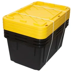 by GreenMade Professional Storage Tote With Handles/Snap Lid, 27 Gallon, 30-1/10