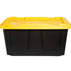 by GreenMade Professional Storage Tote With Handles/Snap Lid, 27 Gallon, 30-1/10