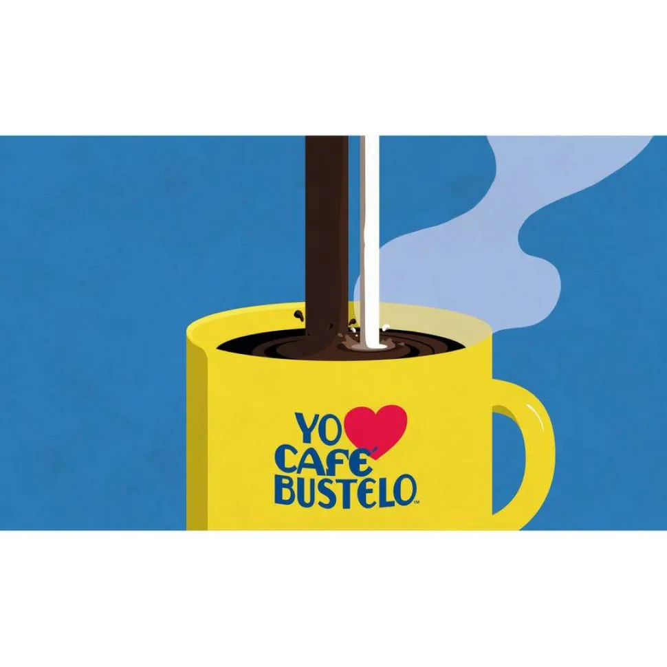 Café Bustelo Espresso Blend Coffee Packs, Dark Roast, Packet Makes 8 Cups, 30 Packs/Carton