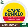 Cafe Bustelo Caf Bustelo Espresso Roast Coffee K Cup Pods, Box Of 48