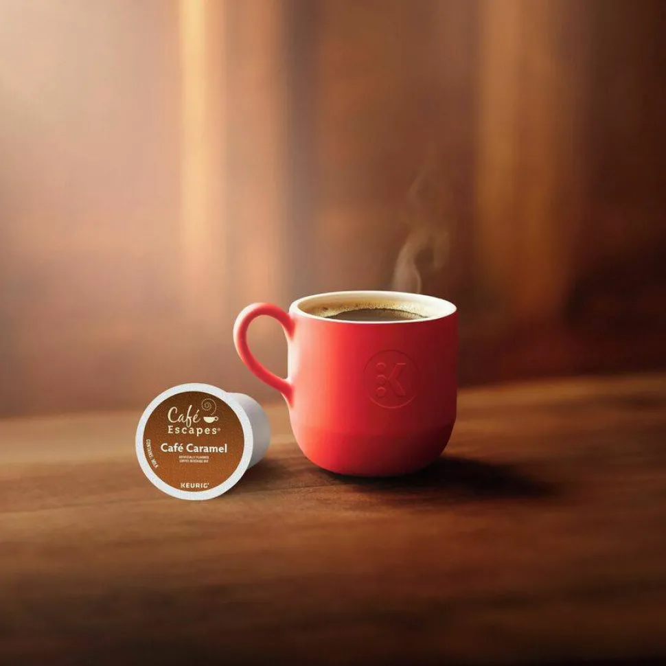 Café Escapes Café Caramel K-Cups, 24/Box