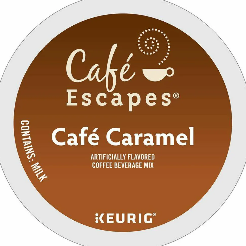 Café Escapes Café Caramel K-Cups, 24/Box