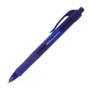 Callisto Retractable Gel Ink Pens, Medium Point, 0.7 mm, Blue Barrels, Blue Ink, Pack Of 50 Pens