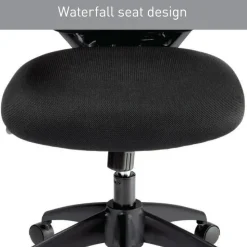 Calusa Mesh Mid-Back Manager's Office Chair, Black, BIFMA Compliant