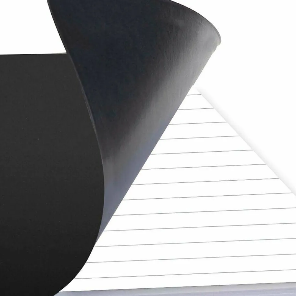 Cambridge Limited 30% Recycled Business Notebook, 6 5/8" x 9 1/2", 1 Subject, Legal Ruled, 80 Sheets, Black (06672)
