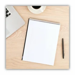 Cambridge Stiff-Back Wire Bound Notepad, Navy Cover, Medium/College Rule, (70) White 8.5 x 11 Sheets